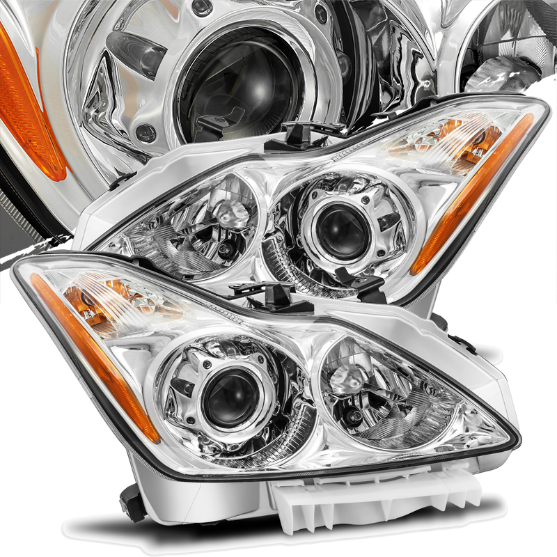 For 20082013 Infiniti G37/20142015 Q60 Chrome Projector Headlights